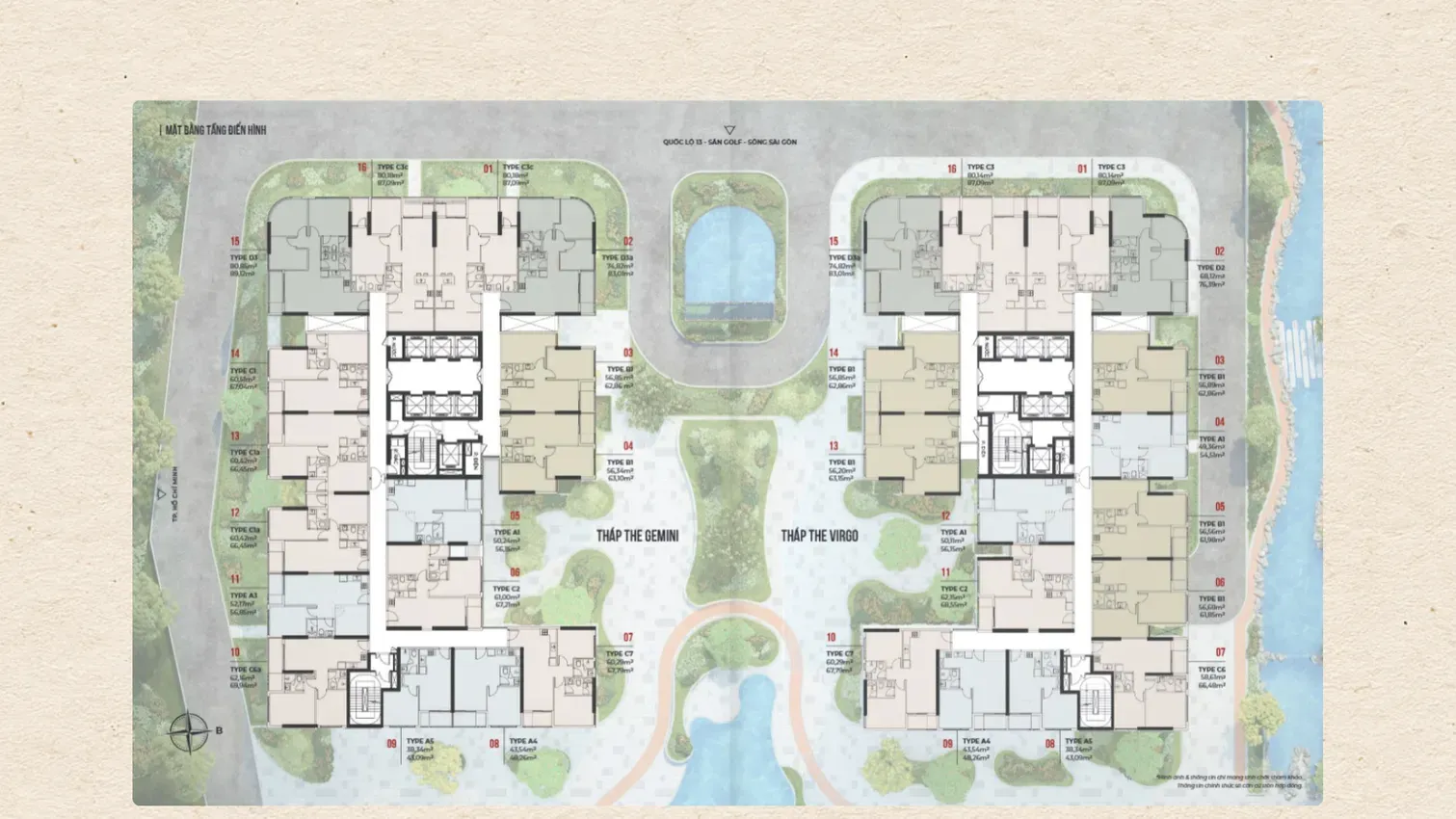 Tòa tháp Vista 1&2