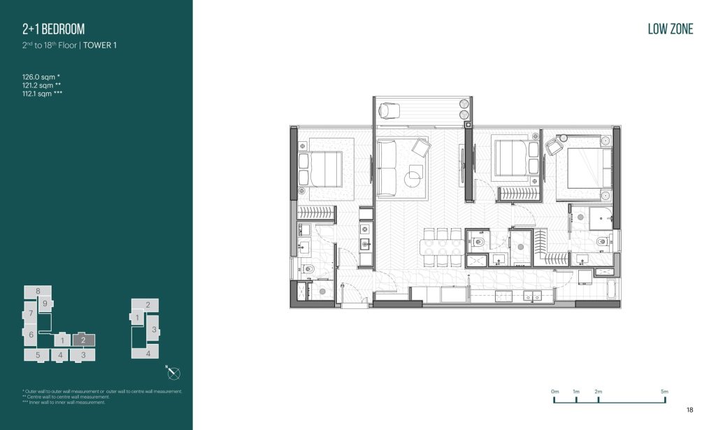 Layout căn hộ Empire City Thủ Thiêm