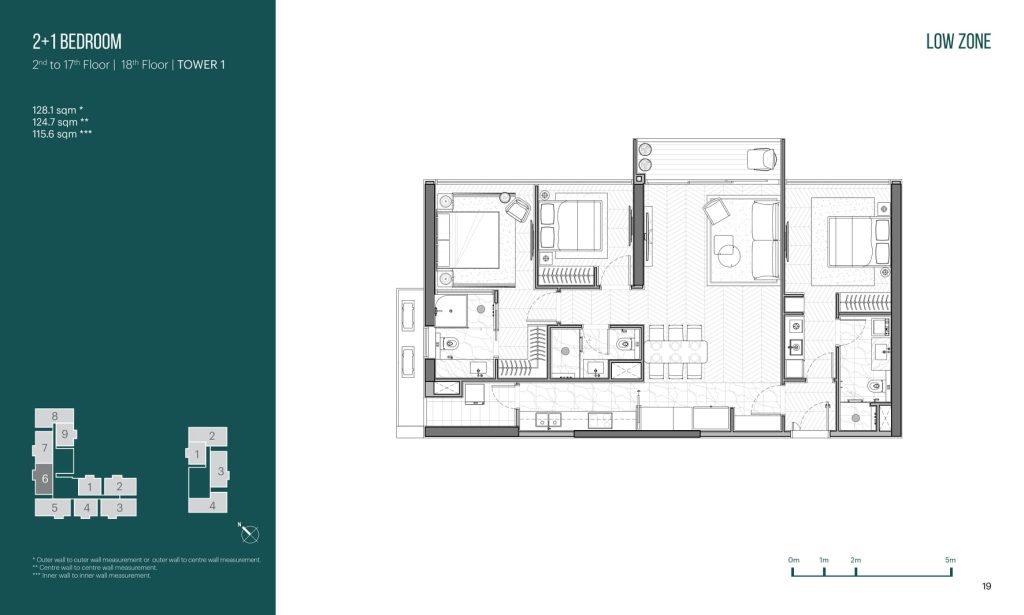 Layout căn hộ Empire City Thủ Thiêm