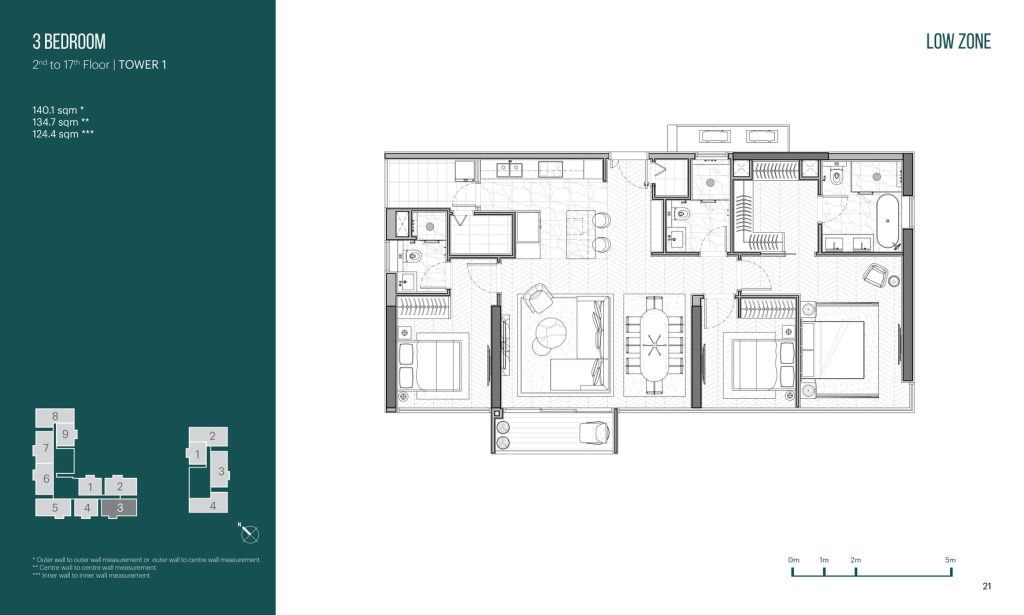 Layout căn hộ Empire City Thủ Thiêm