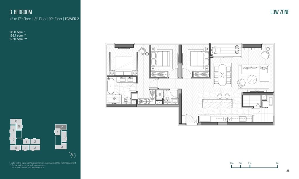 Layout căn hộ Empire City Thủ Thiêm