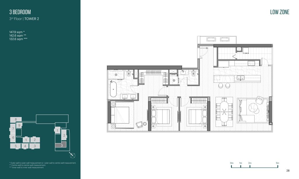 Layout căn hộ Empire City Thủ Thiêm