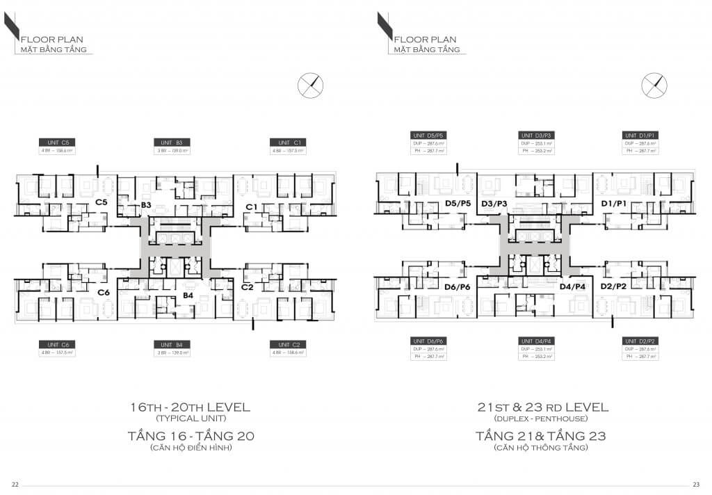 Mặt bằng tầng dự án The Vista An Phú