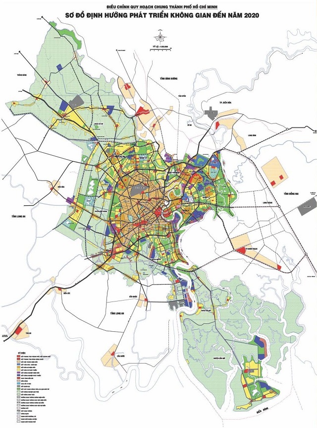 Bản đồ quy hoạch TP.HCM tới năm 2030