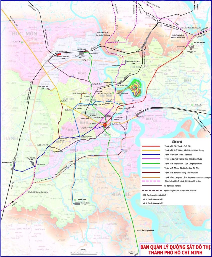 toàn cảnh về metro TP.HCM