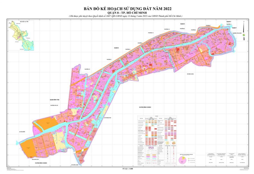 Bản đồ quy hoạch quận 8