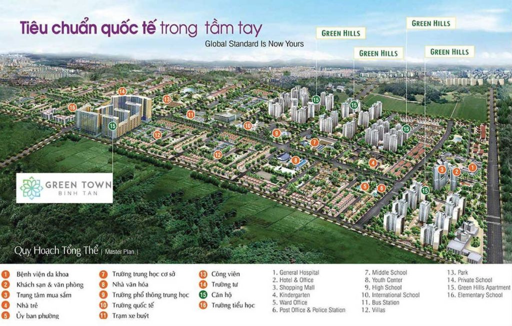 Vì sao nên chọn dự án Green Town Bình Tân