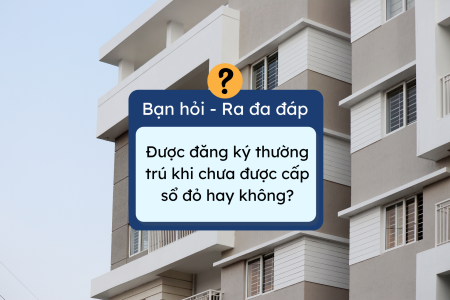 đăng ký thường trú khi chưa được cấp sổ đỏ