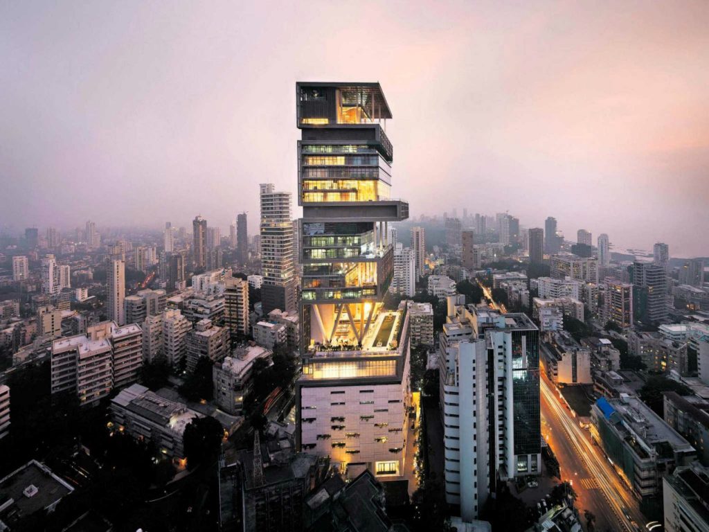 Ngôi nhà đắt giá nhất thế giới: Antilia, Mumbai, Ấn Độ