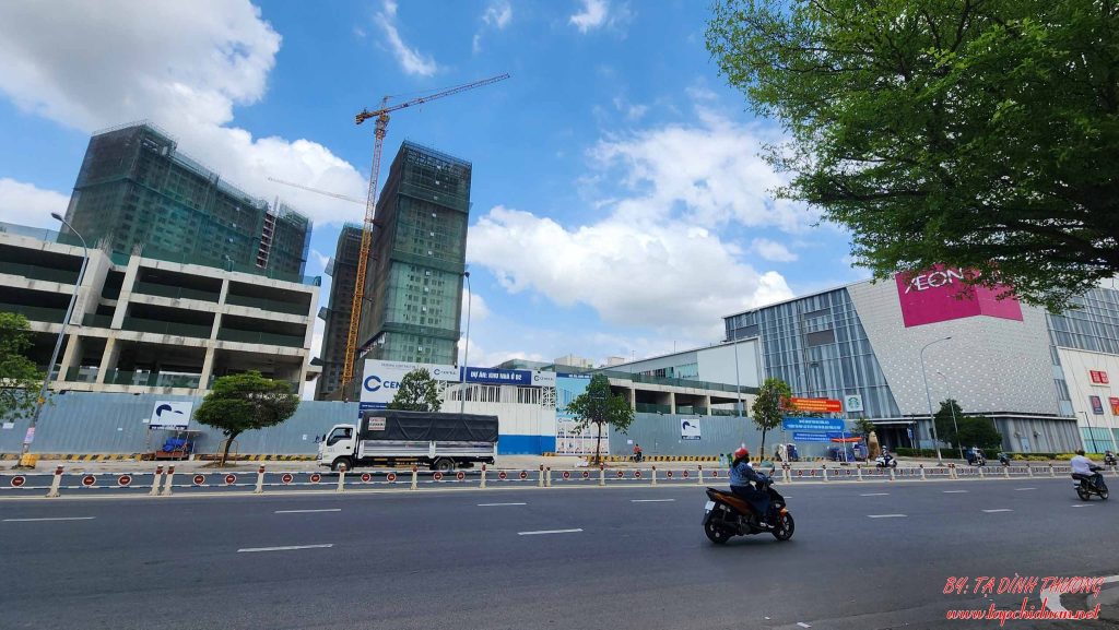 Tiến độ xây dựng AIO City tháng 04/2023