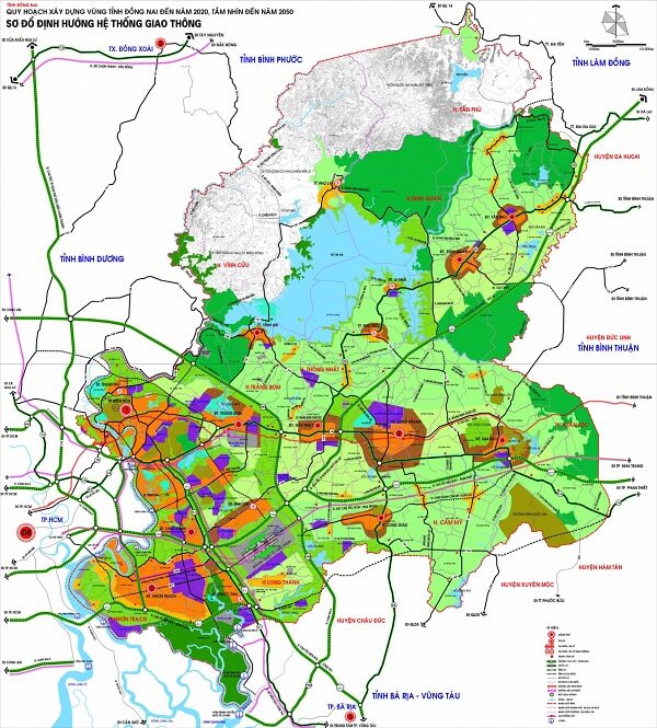 Bản đồ quy hoạch sân bay Long Thành đến năm 2030