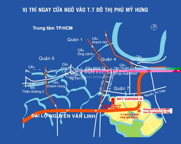 Vị trí Sky Garden Maps