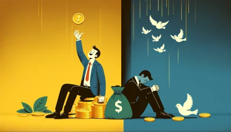 quan điểm tài chính giữa người giàu và người nghèo