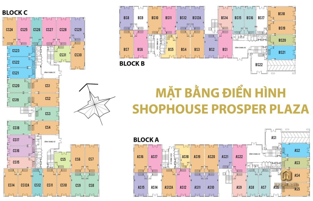 Mặt bằng shophouse