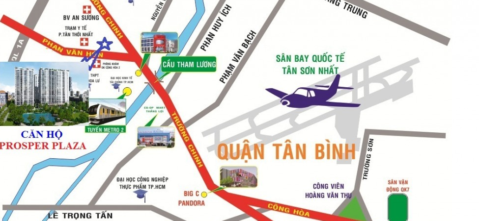 Vị trí dự án Prosper Plaza