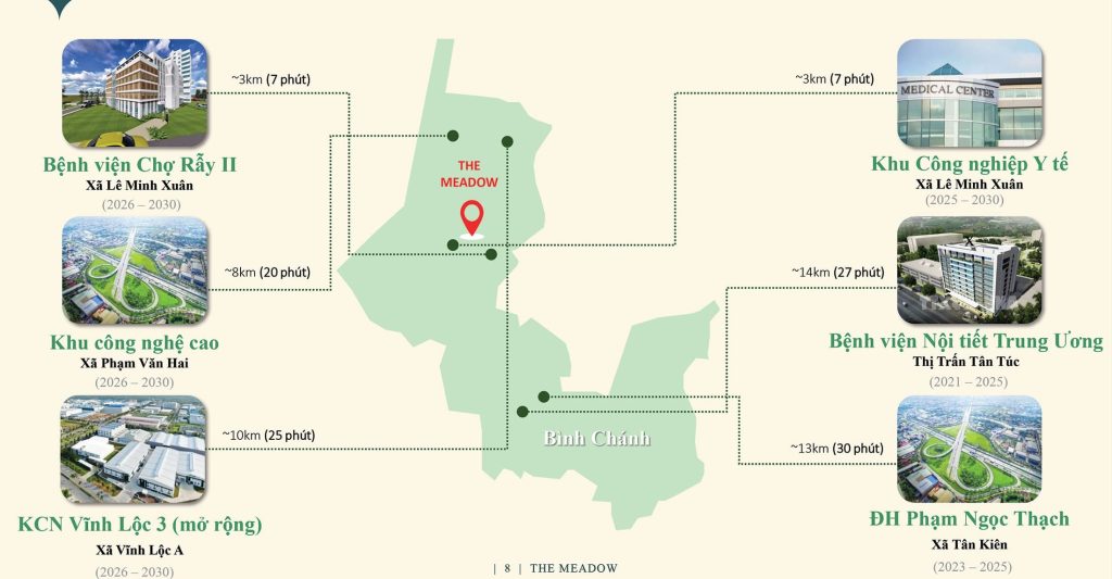 The Meadow Gamuda có nhiều lợi thế vượt trội khi là trung tâm phát triển của cơ sở hạ tầng xã hội