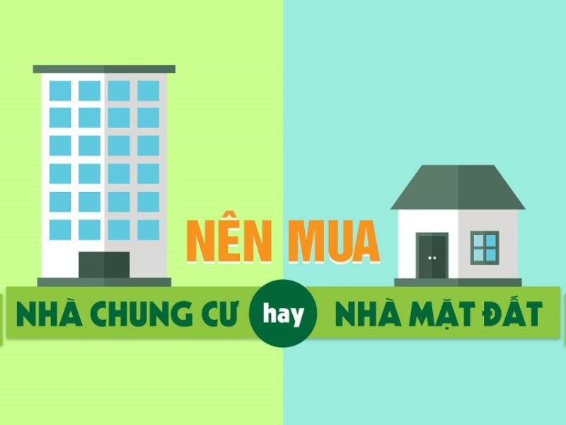 Nên mua chung cư hay nhà đất khi có 4 tỷ