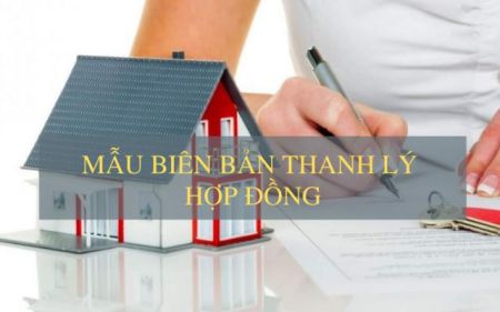 biên bản thanh lý hợp đồng thuê nhà