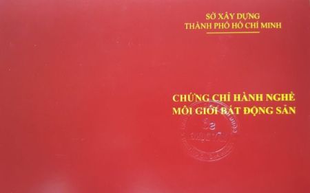 chứng chỉ hành nghề môi giới bất động sản