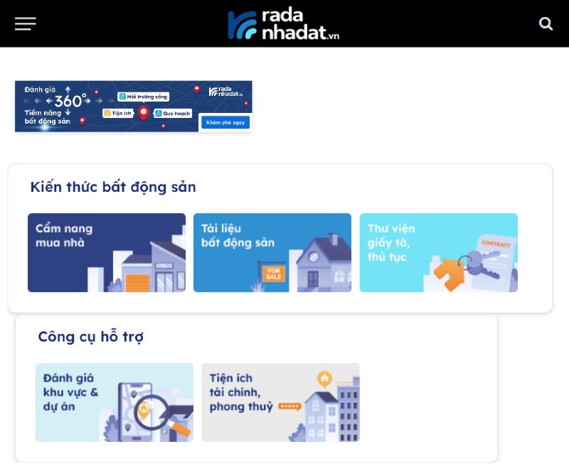 Lựa chọn website đăng bán uy tín như Radanhadat.vn