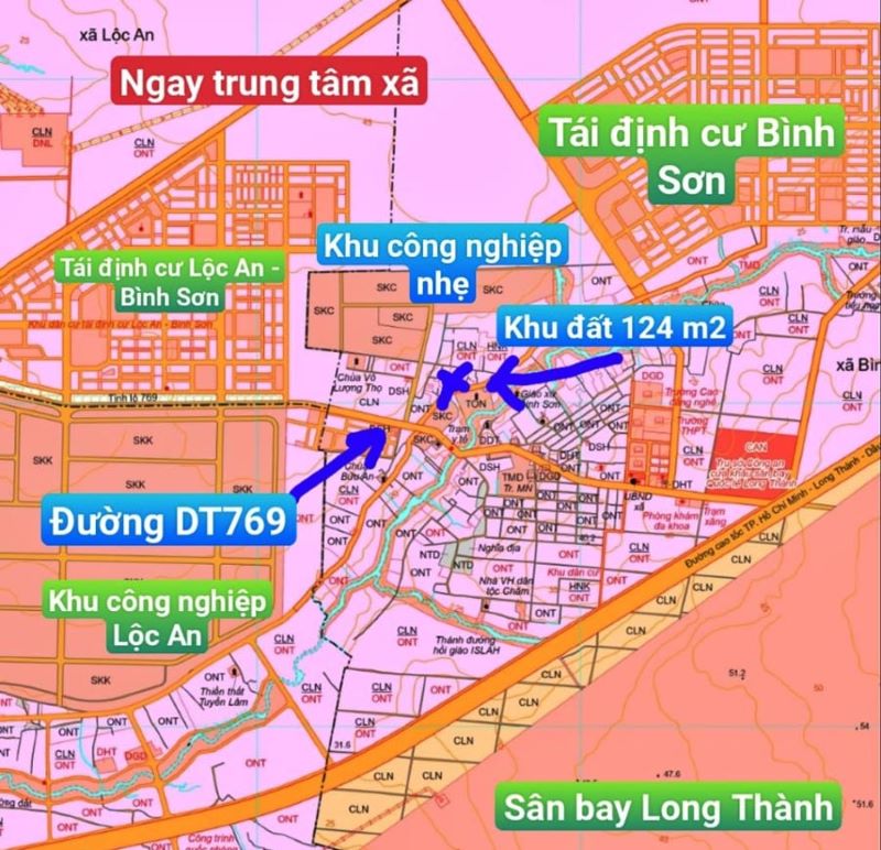 Chọn diện tích đất cần tìm