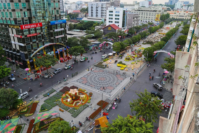 tòa nhà văn phòng gần phố đi bộ nguyễn huệ