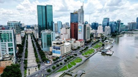 tòa nhà văn phòng gần view sài gòn