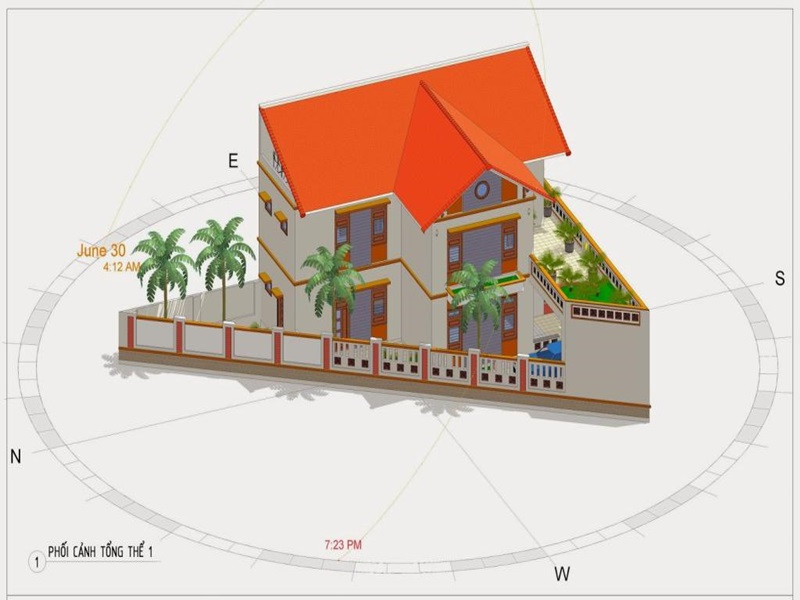 Các khu vực hẹp hoặc góc nhọn có thể tận dụng để làm nhà kho, phòng vệ sinh, hoặc giếng trời.