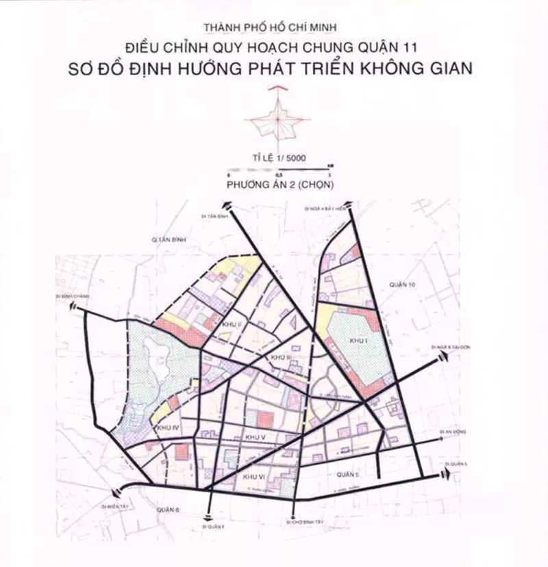 Quận 11 có lợi thế về diện tích và giá cả bất động sản