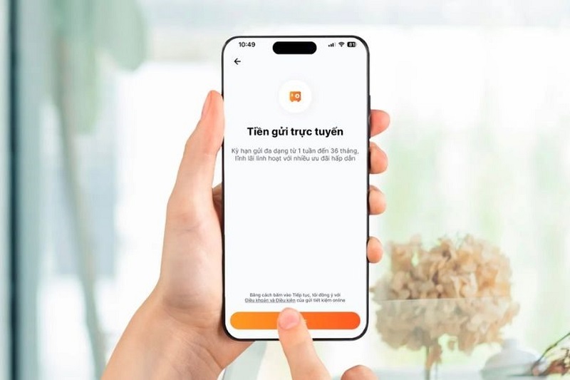 Gửi tiền tiết kiệm online