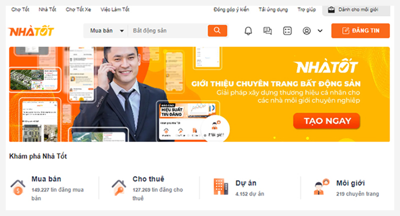 trang web nhà tốt