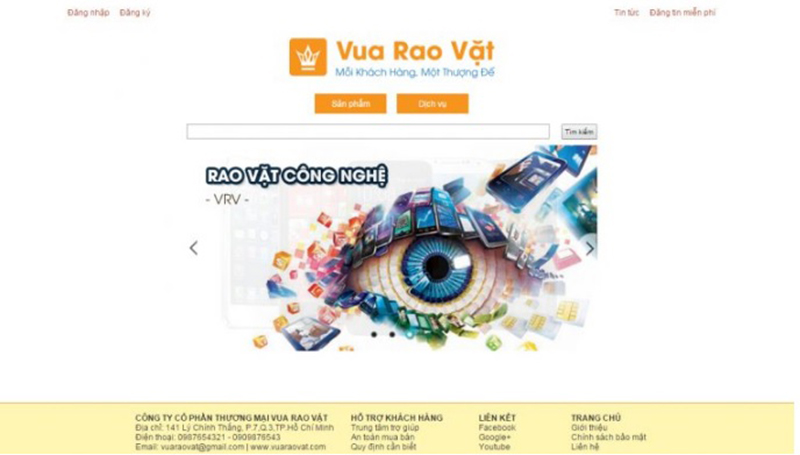 trang web vua rao vặt