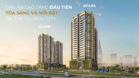 Dự án căn hộ Masteri Grand View gồm 2 tòa Spark và Glow