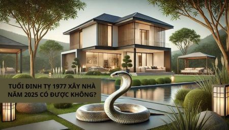 Tuổi Đinh Tỵ 1977 xây nhà năm 2025 có được không