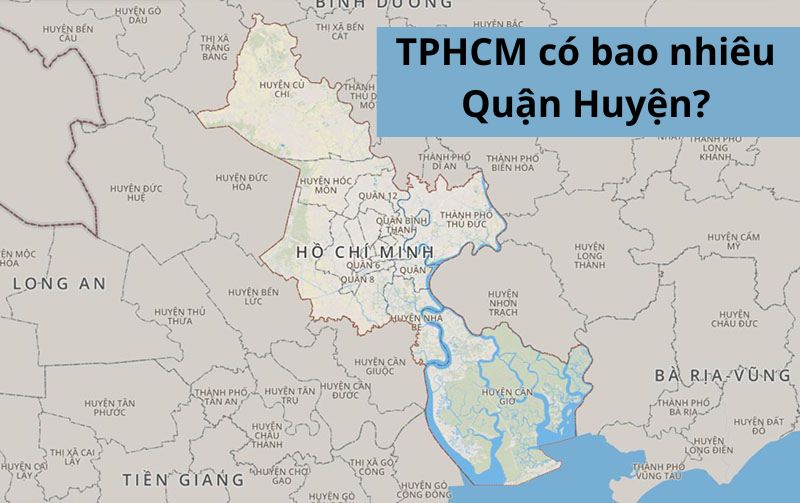 TPHCM có bao nhiêu Quận Huyện