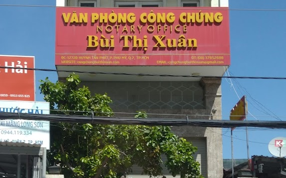 Văn phòng công chứng Bùi Thị Xuân