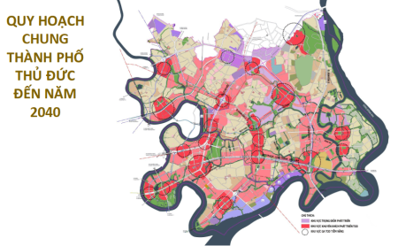 Phê duyệt đề xuất quy hoạch TP Thủ Đức đến năm 2040 với 9 phân khu