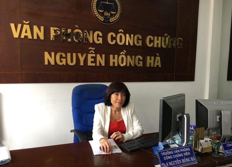 Văn phòng công chứng Nguyễn Hồng Hà