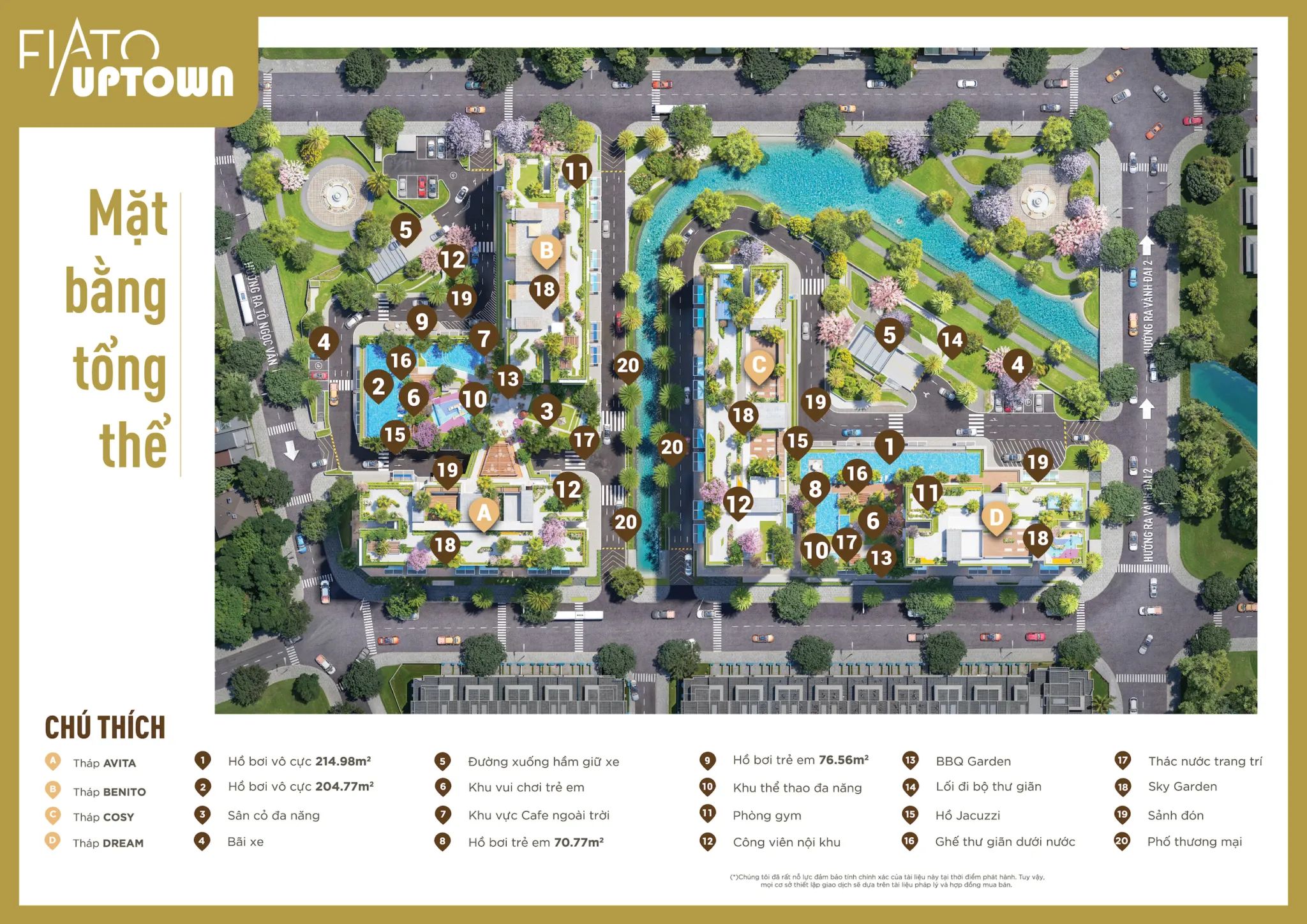 Tiện ích dự án FIATO Uptown Thủ Đức