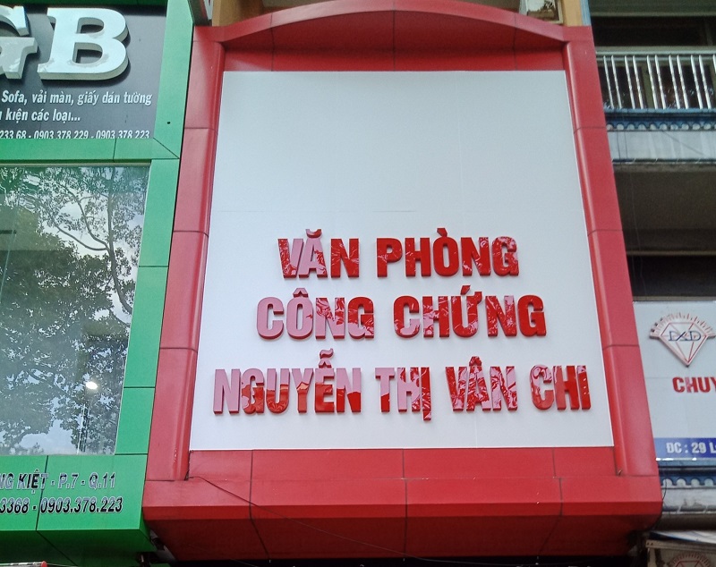 văn phòng công chứng Quận 11