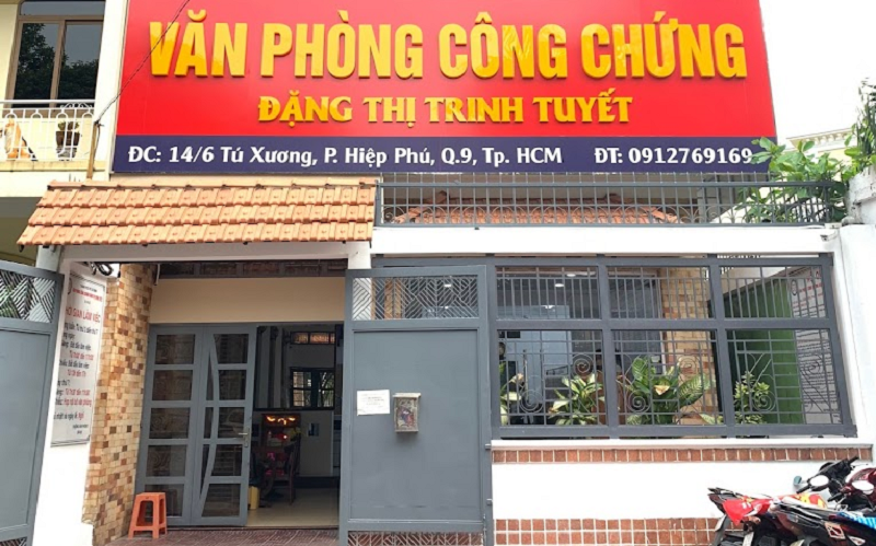 văn phòng công chứng Thủ Đức