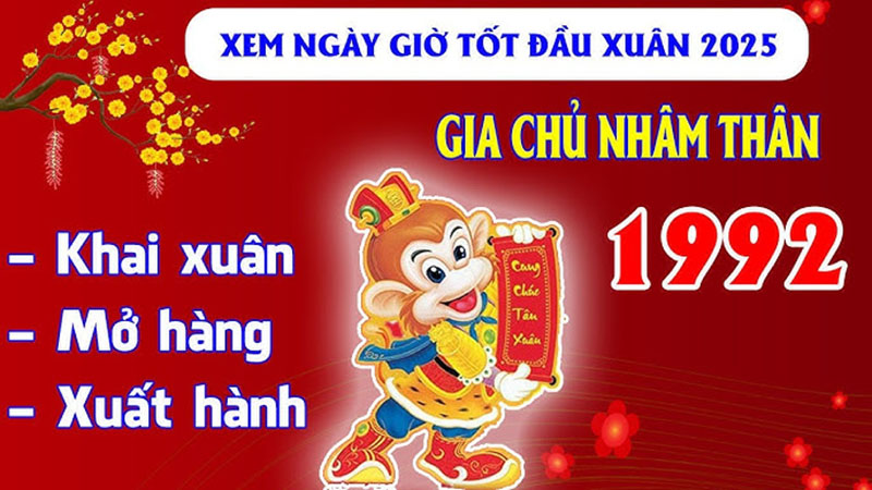 tuổi nhâm thân khai trương ngày nào tốt