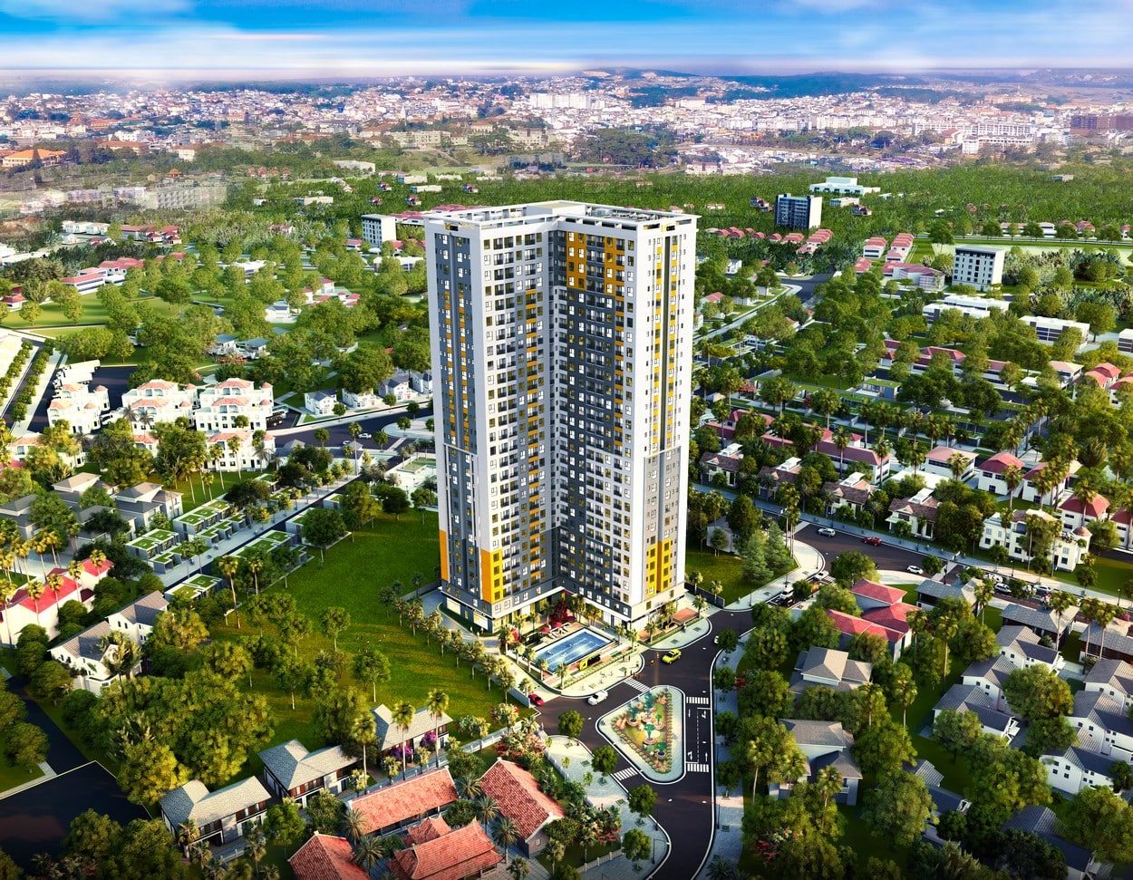 Phối cảnh dự án Bcons Sala Bình Dương