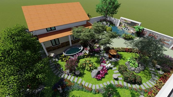 Tiểu cảnh không nên quá phức tạp mà cần sự hài hòa