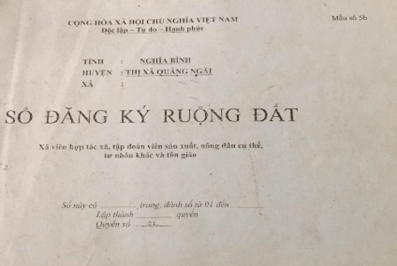 Giấy tờ về quyền sử dụng đất dùng để xác định loại đất (đất ở, đất nông nghiệp...)