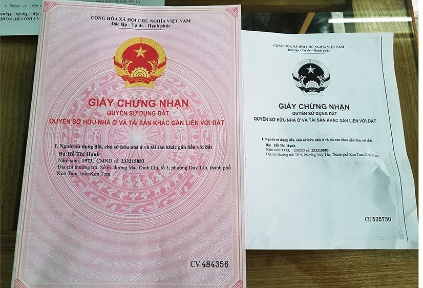 Giấy tờ về quyền sử dụng đất có giá trị pháp lý thấp hơn giấy chứng nhận