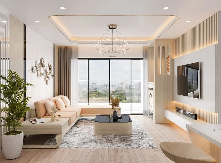 Bố trí không gian hợp lý giúp thu hút năng lượng tài lộc
