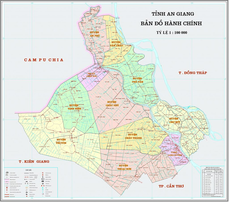 Bản đồ tỉnh An Giang