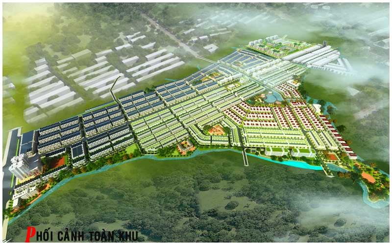 Phối cảnh toàn khu dự án