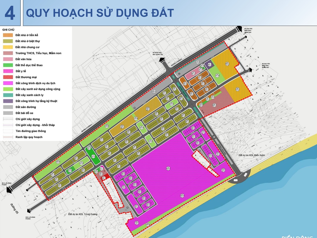 Mặt bằng sử dụng đất